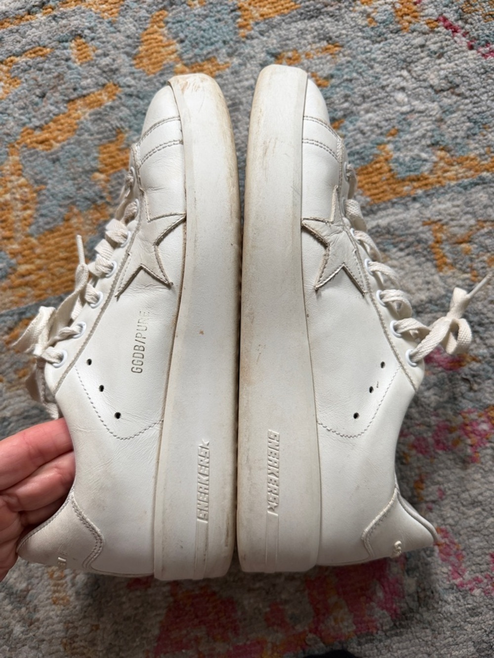 Golden Goose Pure Star Low Top Vegan Sneakers Good Condition - Picture 6 of 8